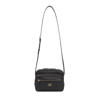Valentino Garavani Cross Body Bags, male, Black, Size: ONE SIZE Antibes Calfskin Shoulder Bag