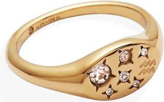 Alex and Ani Zodiac Ring in Gold Aquarius at Nordstrom, Size 7