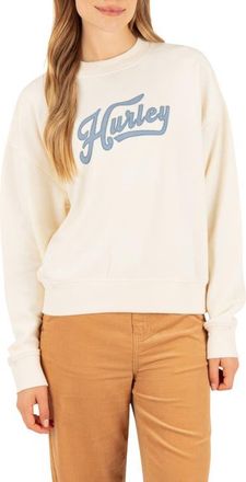Hurley Pennant Graphic Sweatshirt in Cream at Nordstrom, Size X-Large