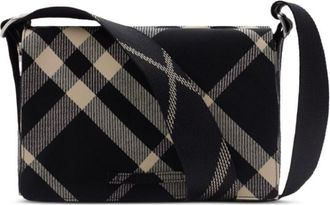 Burberry Check Trench Cotton-Blend Crossbody Bag