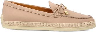 Tod's bow-detail loafers - Beige