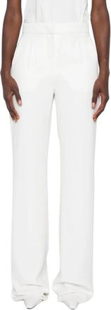 Max Mara Wijde Broek - Dames - Wijde Broeken - Wit - XS - Broeken