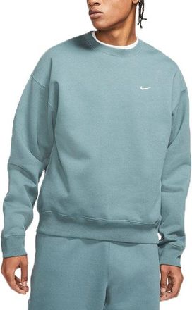 Nike Lab Solo Swoosh Fleece Crew Sweatshirt Teal CV0554-387
