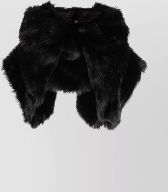 Comme Des Garçons cropped faux fur jacket
