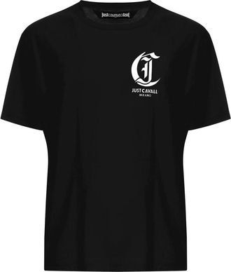 Just Cavalli T-Shirt - Heren - T-shirts - Zwart - XS - Katoen - Tops