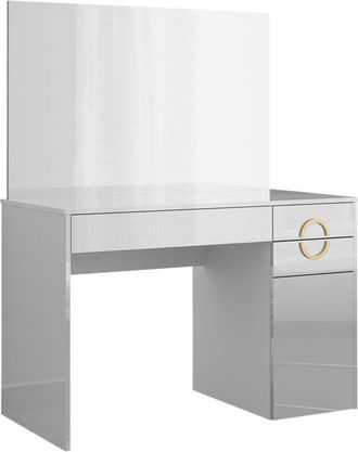 Vicco Tocador Adela, Blanco, 115 cm con espejo Vicco