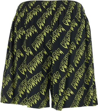 Balenciaga Mens Shorts Creeper Viscose Yellow