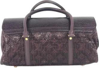 Louis Vuitton Pre-owned Tote bag - Dames - Vintage Handtas - Paars - ONE Size - Leer - Vintage