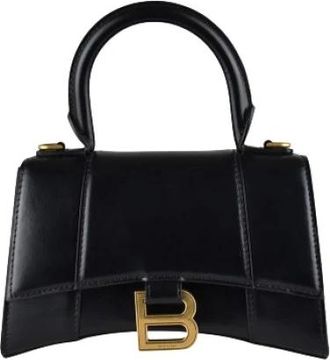 Balenciaga Pre-owned Handbag Hourglass XS - Dames - Vintage Handtas - Zwart - ONE Size - Leer - Vintage