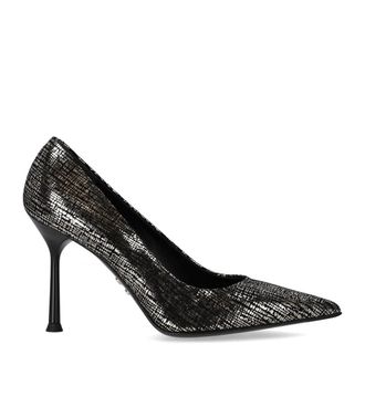 Sergio Levantesi Musa Black Silver Pump