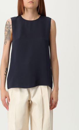 Theory Top basic Theory in georgette di seta