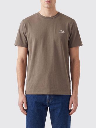 A.P.C. A. P.C. T-shirt in cotone con logo a contrasto sul petto