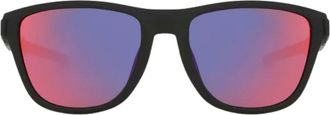 Tommy Hilfiger Mens Tommy Hilfiger Purple Lens Matte Black Sunglasses - Size: ONE size