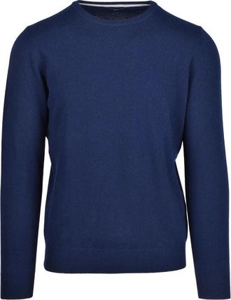BATURO Crew Neck Sweater - Blue