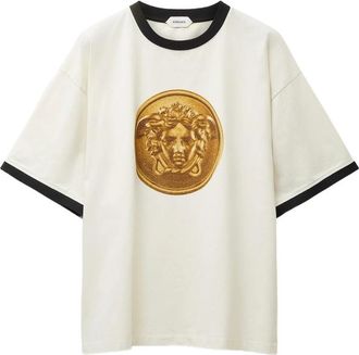 Versace Printed Cotton-jersey Regular T-shirt