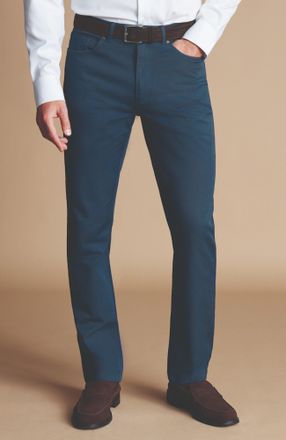 CHARLES TYRWHITT Twill Slim Fit 5 Pocket Jeans