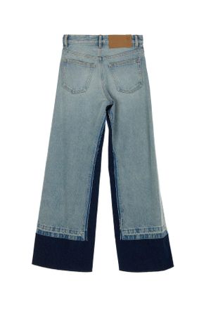 Maison Margiela Womens Pants 5 Pockets Lightblue Pantaloni Trousers