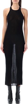 Rick Owens Black Tank Midi Dress