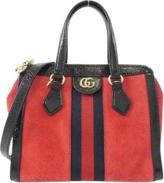 Gucci Pre-owned Handbags, female, Red, Size: ONE SIZE Pre-owned Vintage Handbag