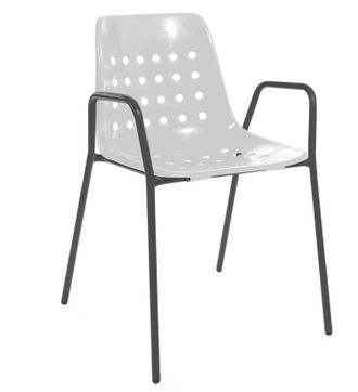 Schaffner Gartenstuhl Bermuda mit Armlehne Rundrohr