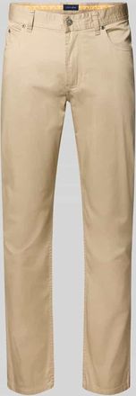 Christian Berg Regular Fit Chino im 5-Pocket-Design in Sand, Größe 33/32