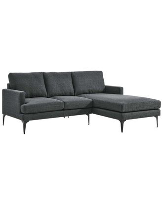 ModWay Evermore Right-Facing Upholstered Fabric Sectional Sofa