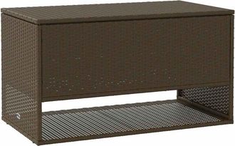 vidaXL Cojines para exterior marrón 100x55x55,5 cm ratán sintético Vidaxl