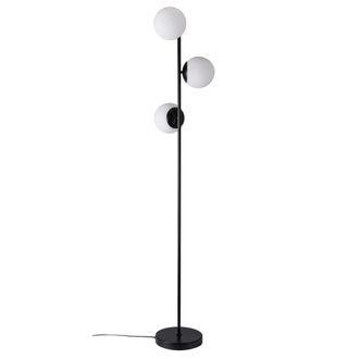 Nordlux Modern Indoor Floor Lamp Black Metal E14 Hand Blown Glass - Mains Powered, IP20
