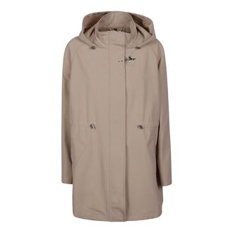 Fay Gancio Parka - Dames - Parka Jassen - Beige - XS - Katoen - Jassen