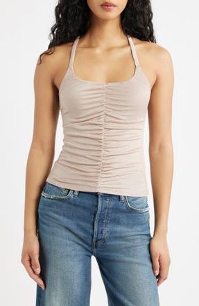 Free People Shimmer Shimmer Camisole in Brown Shimmer at Nordstrom Rack, Size X-Large