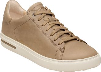 Birkenstock Bend Low Sneaker in Dark Brown Leather Men Low-Top