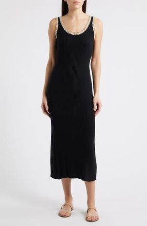 Rails Colleen Cotton Sweater Midi Dress in Black at Nordstrom Rack, Size Medium