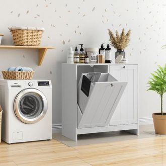 OEM Cesto Portabiancheria Inclinabile Con Contenitore Rimovibile, Cesto Portabiancheria Nascosto, Mobiletto Portabiancheria Per Il Bagno, Organizer Per La