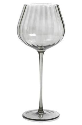 Zodax Malden Optic Set of 4 Red Wine Glasses in Gray at Nordstrom Rack