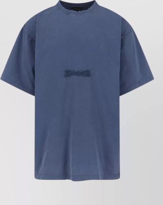 Balenciaga oversized t shirt round neck short sleeves