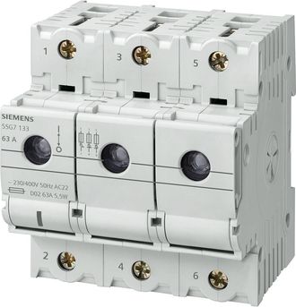SIEMENS 5sg7133 Interruptor-seccionador 3p Gris