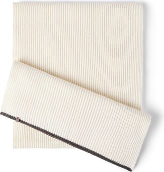 Brunello Cucinelli Knit scarf in Panama at Nordstrom