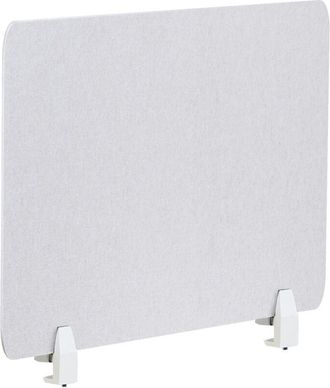 Beliani Desk Screen 80 x 50 cm Off-White SPLIT