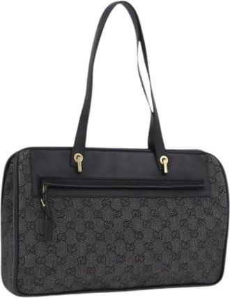 Gucci Pre-owned Vintage GG Canvas Tote - - Pre-owned - Donna - Nero - ONE SIZE