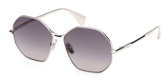 Max Mara MM0168 14B Womens Sunglasses Silver Size 57