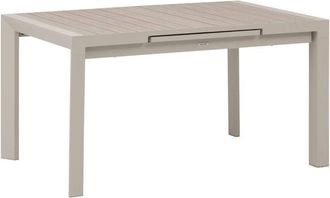 Hesperide Hesperide - Tavolo da giardino allungabile évasion in lino e legno d argilla, 8 posti a sedere in alluminio laccato - Hespéride