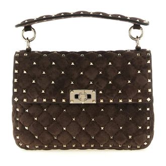 Valentino Garavani Dames, Tassen, Bruin, Maat: ONE Size Su&egrave;de