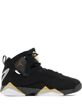 Nike Jordan Jordan True Flight Black/Metallic Gold/Wolf Grey/White sneakers - men - Fabric/Fabric/Rubber - 9
