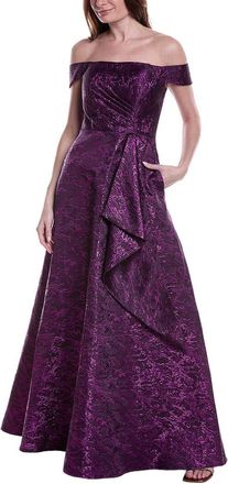 Rene Ruiz Paisley A-Line Gown
