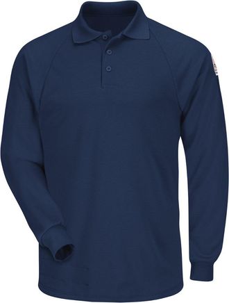 Bulwark Classic Long Sleeve Polo - CoolTouch2