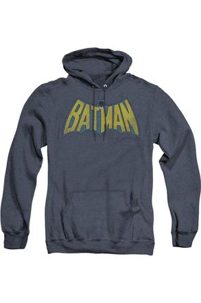 Gildan DC Comics Classic Batman Logo Adult Heather Hoodie / Hooded Sweatshirt