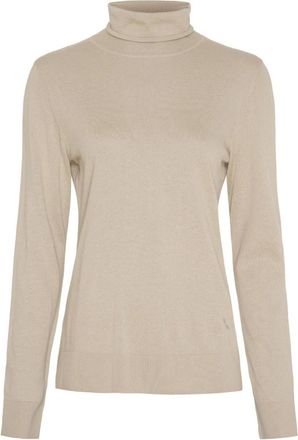 BTF-CPH Btfingrid Dolcevita - - Knitwear - Donna - Beige - 2XL