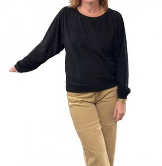 Dylan Womens Mesh Flower Covet Top In Black