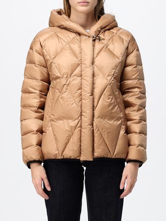 Fay Short Quilted Nylon Puffer Jacket with Hood and Signature Toggles