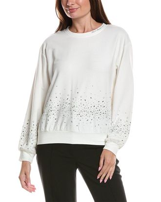 Karl Lagerfeld Karl Lagerfeld Crystal Pearl Sweatshirt